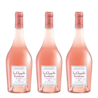 La Chapelle Gordonne Rose - AOC Cotes de Provence Rose Treble Wine Set
